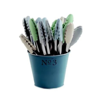 Zeal Neutral Silicone Tongs 17.5cm