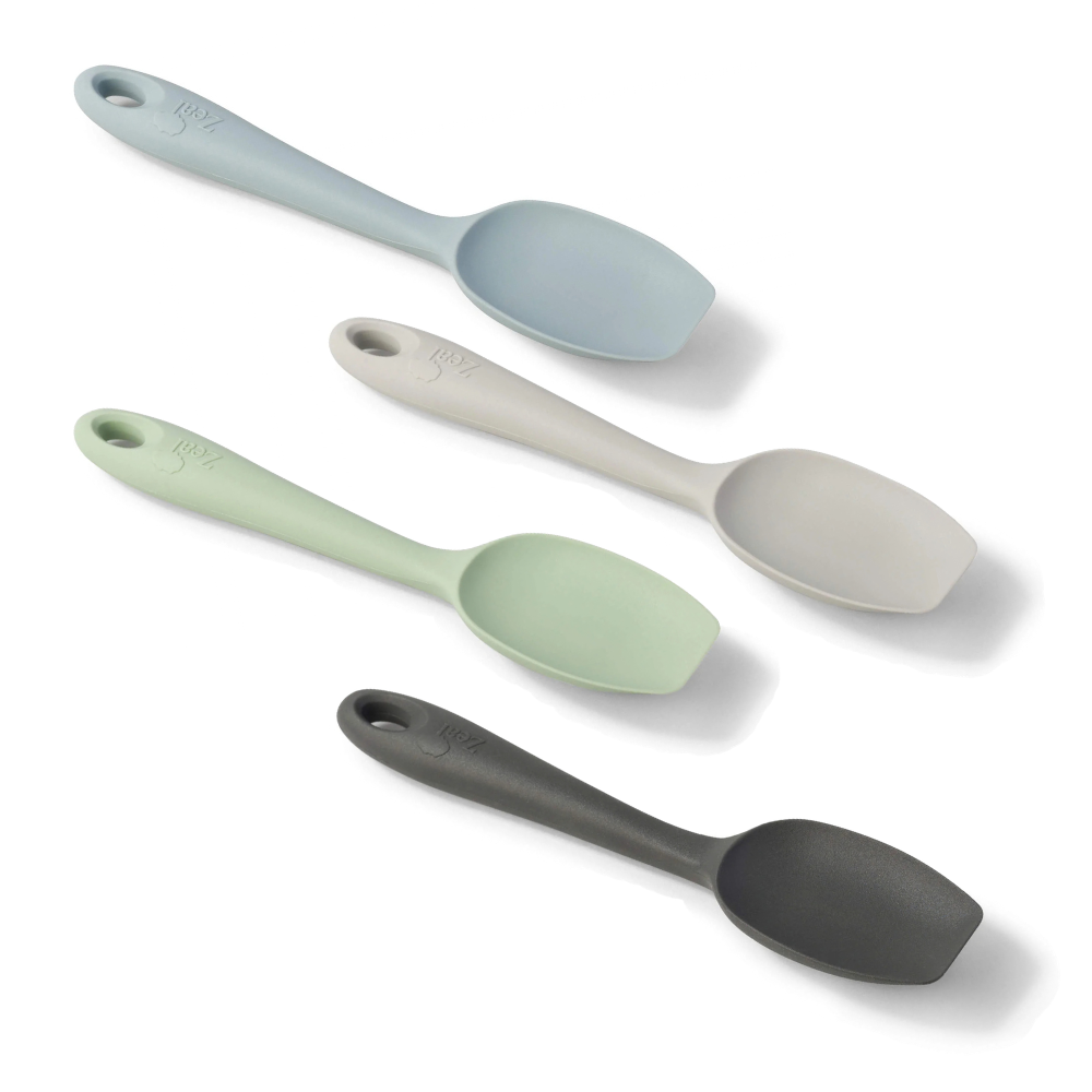 Zeal Silicone Small Flat-Top Spoon 20cm (Assorted Colours) (1)