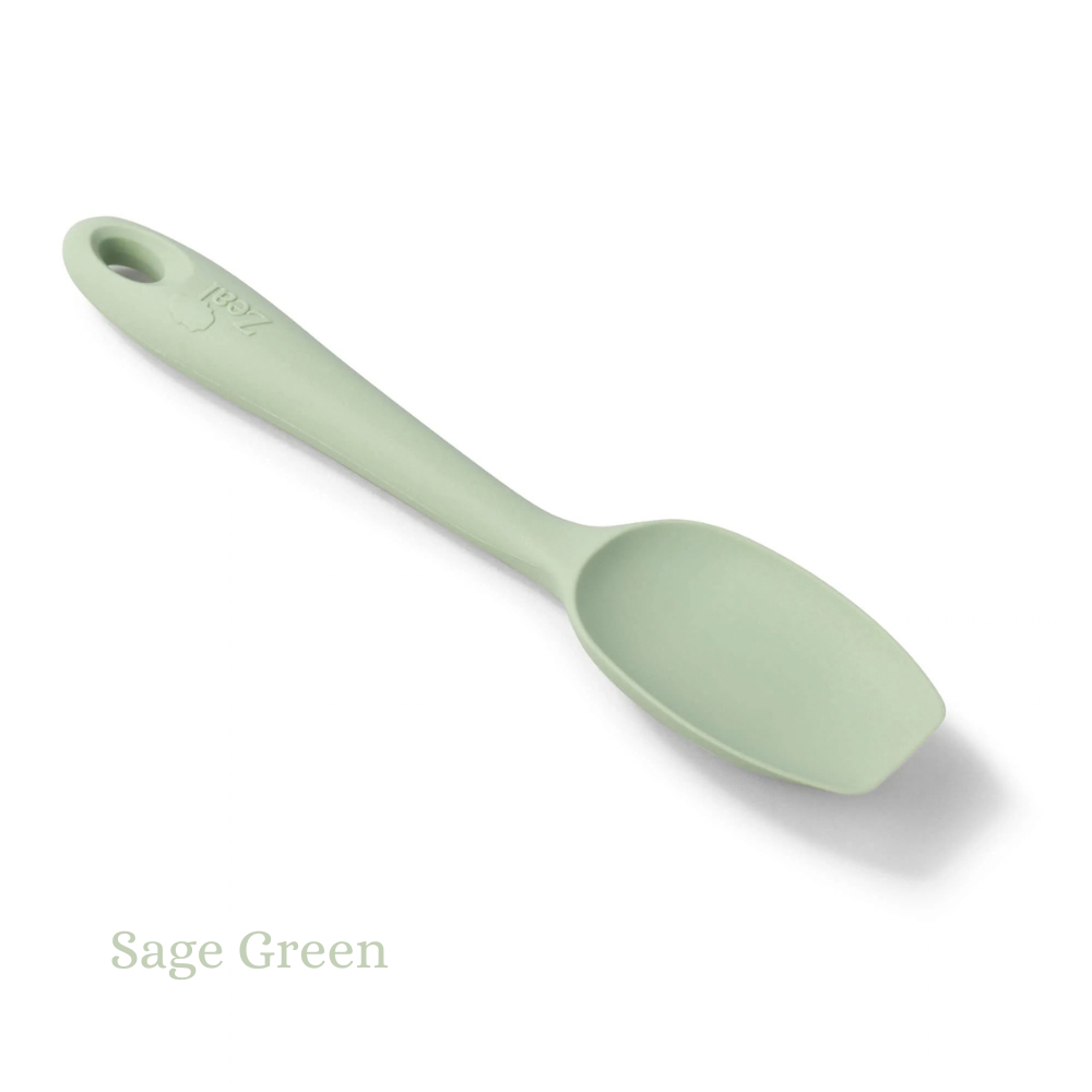 Zeal Silicone Small Flat-Top Spoon 20cm (Assorted Colours) (4)