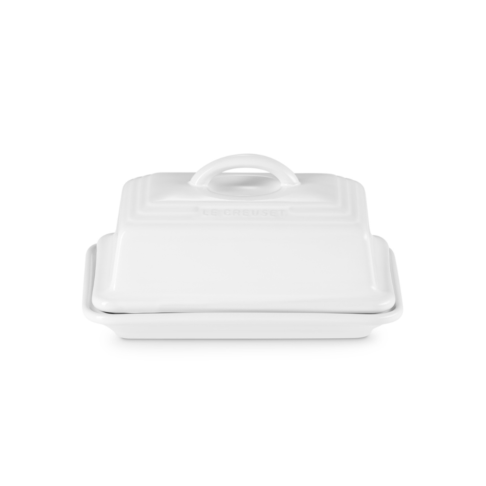 Le Creuset Butter Dish White