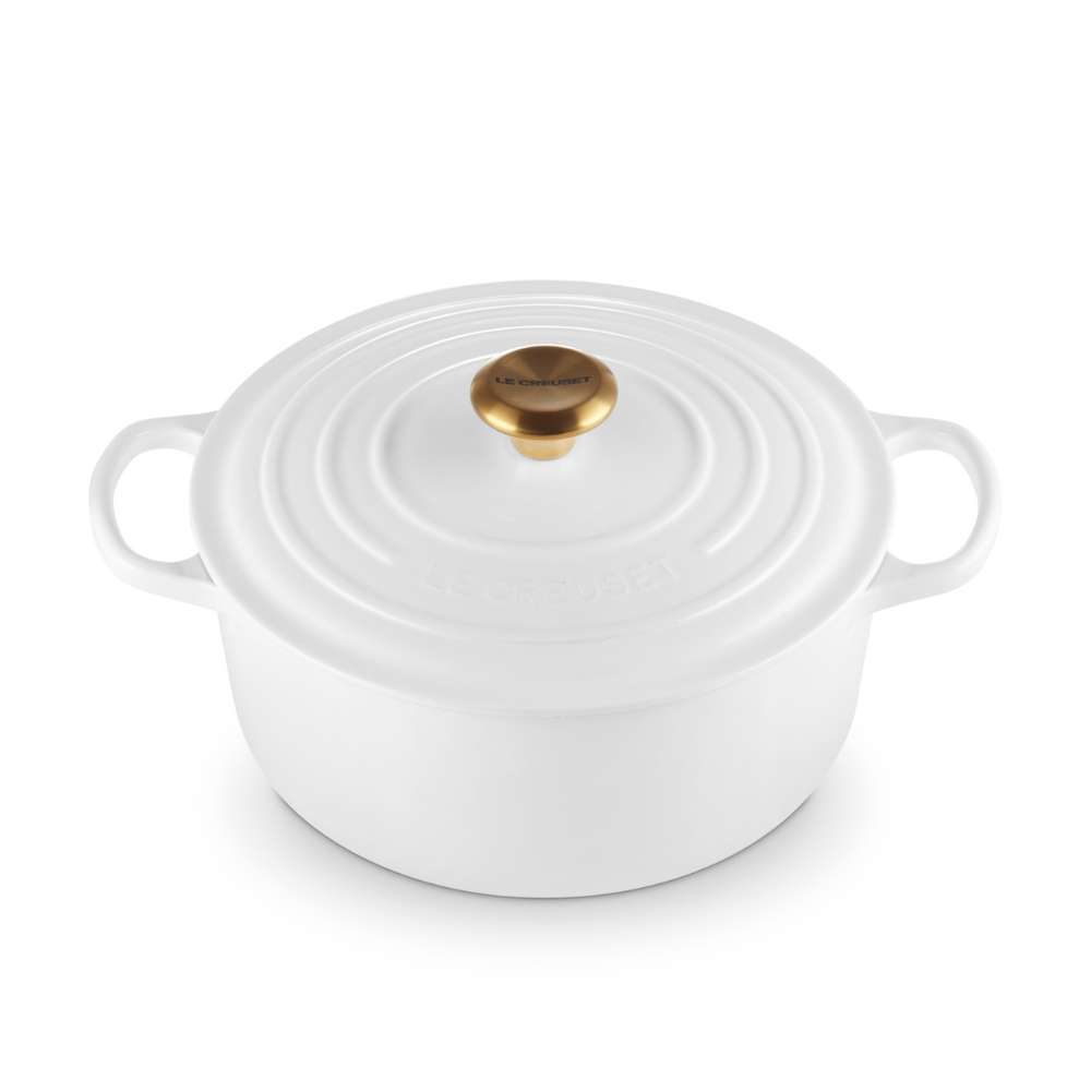 Le Creuset Cast Iron Casserole 26cm White