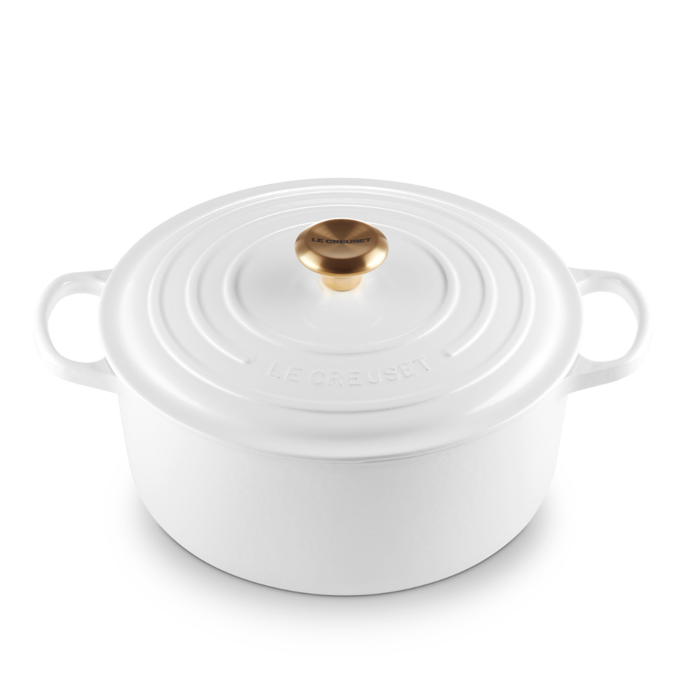 Le Creuset Cast Iron Casserole 28cm White