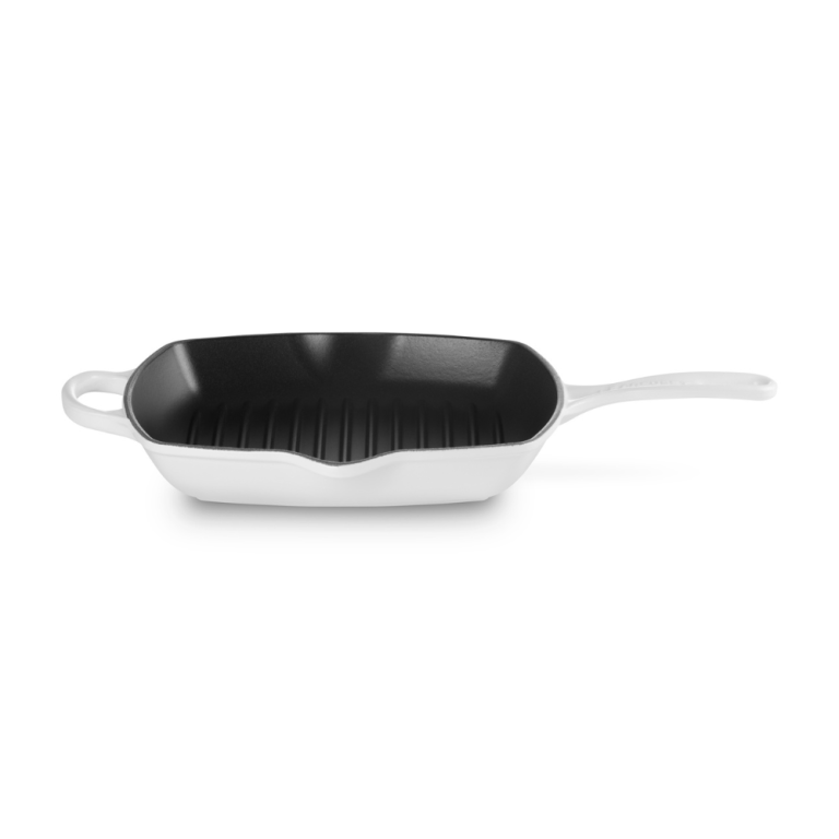 Le Creuset Signature Cast Iron Square Grillit 26cm White (2)