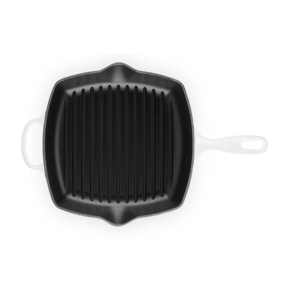 Le Creuset Signature Cast Iron Square Grillit 26cm White (3)