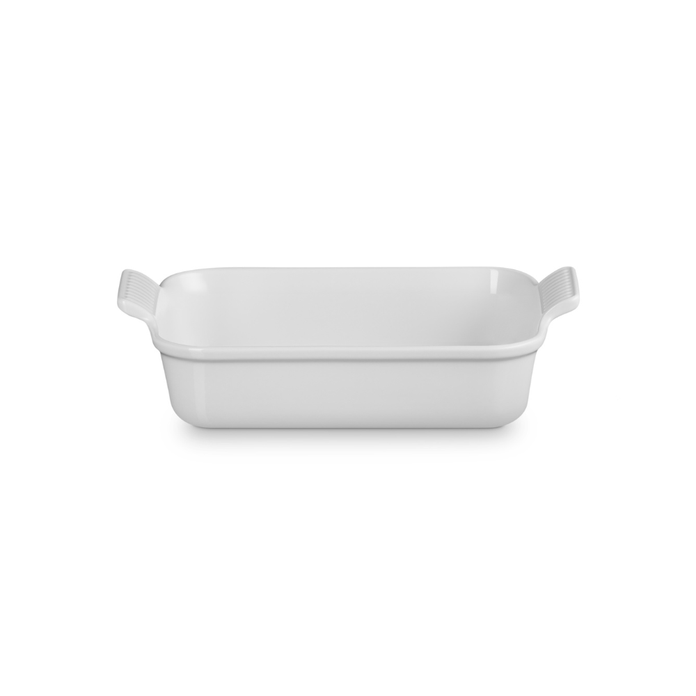 Le Creuset Stoneware Rectangular Dish White 26cm