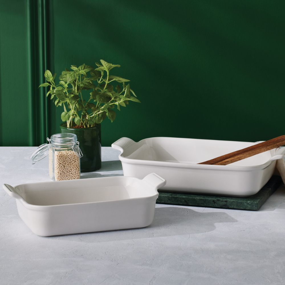 Le Creuset Stoneware Rectangular Dish White LS (1)