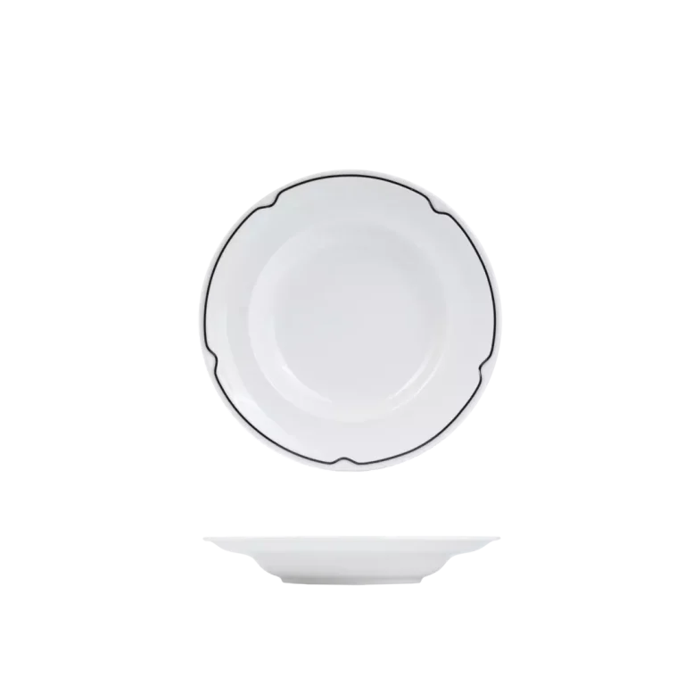 RCDP24-BK Round Bowl – Wide Rim