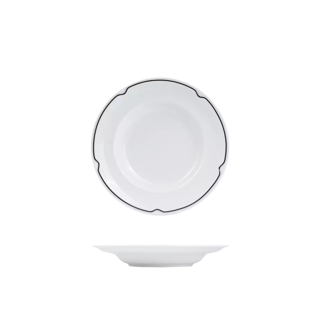 RCDP24-BK Round Bowl – Wide Rim