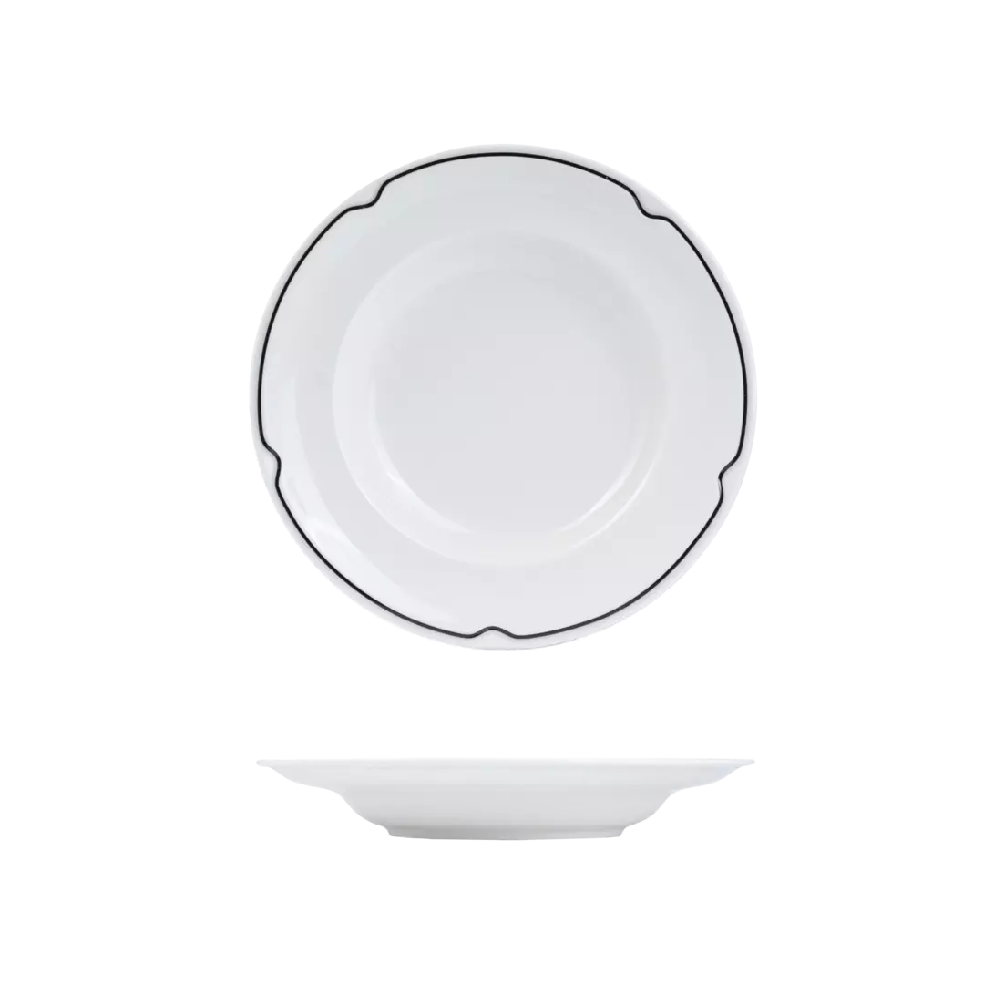 RCDP26-BK Round Bowl – Wide Rim