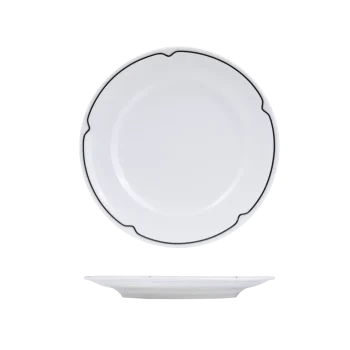 RCFP27-BK Round Plate – Wide Rim