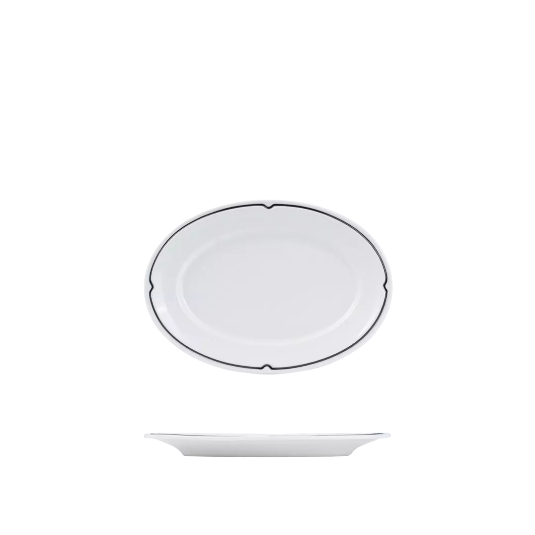 RCOP22-BK Oval Plate Wide Rim