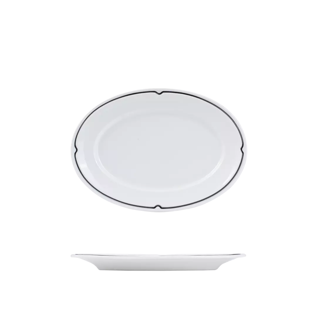 RCOP32-BK Oval Plate Wide Rim