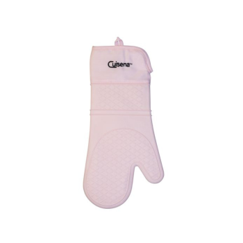 Cuisena Silicone & Fabric Oven Glove Pale Pink