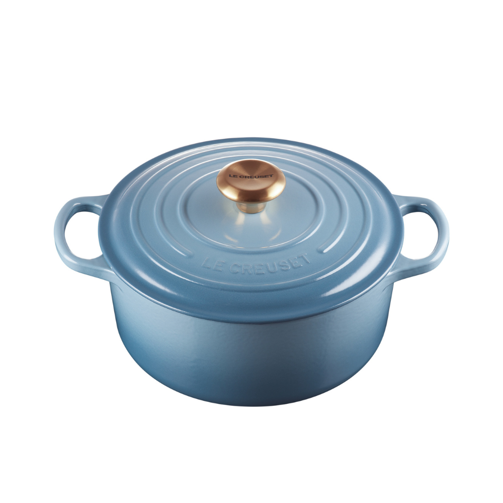 Le Creuset Cast Iron Casserole 24cm Chambray