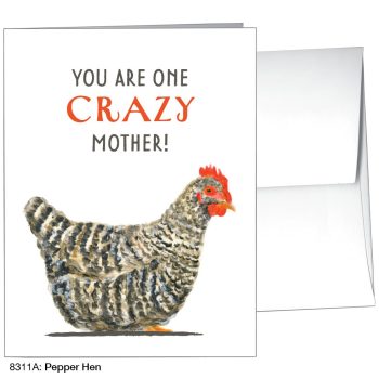 You are One Crazy Mother - Card