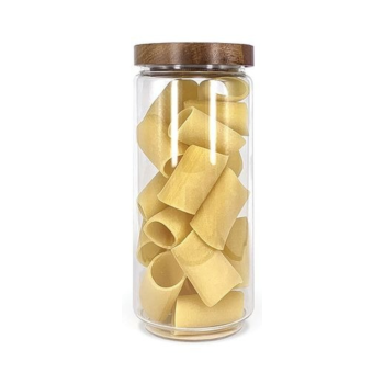 Dishy Glass Jar Acacia Wood Lid 1000ml