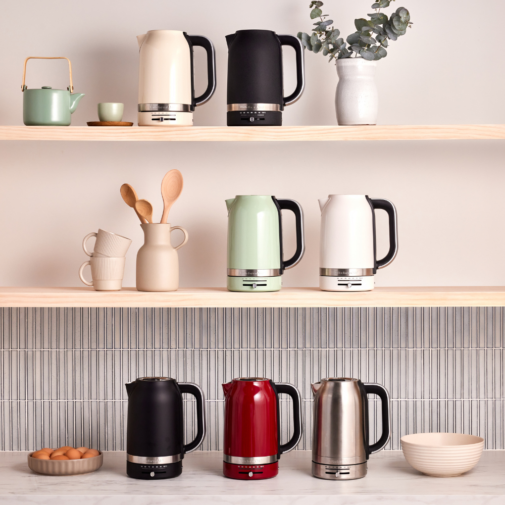 KitchenAid KEK1701 Electric Kettle Stainless Steel 1.7L Chef s Complements
