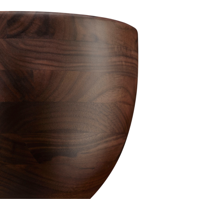 KitchenAid Design Series KSM180 Evergreen Walnut Bowl Close-up