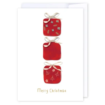 i candy Card Christmas - Red Christmas Gifts
