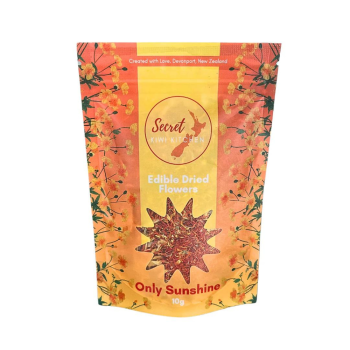 Secret Kiwi Kitchen Edible Dried Flowers Pouch 10g Only Sunshine