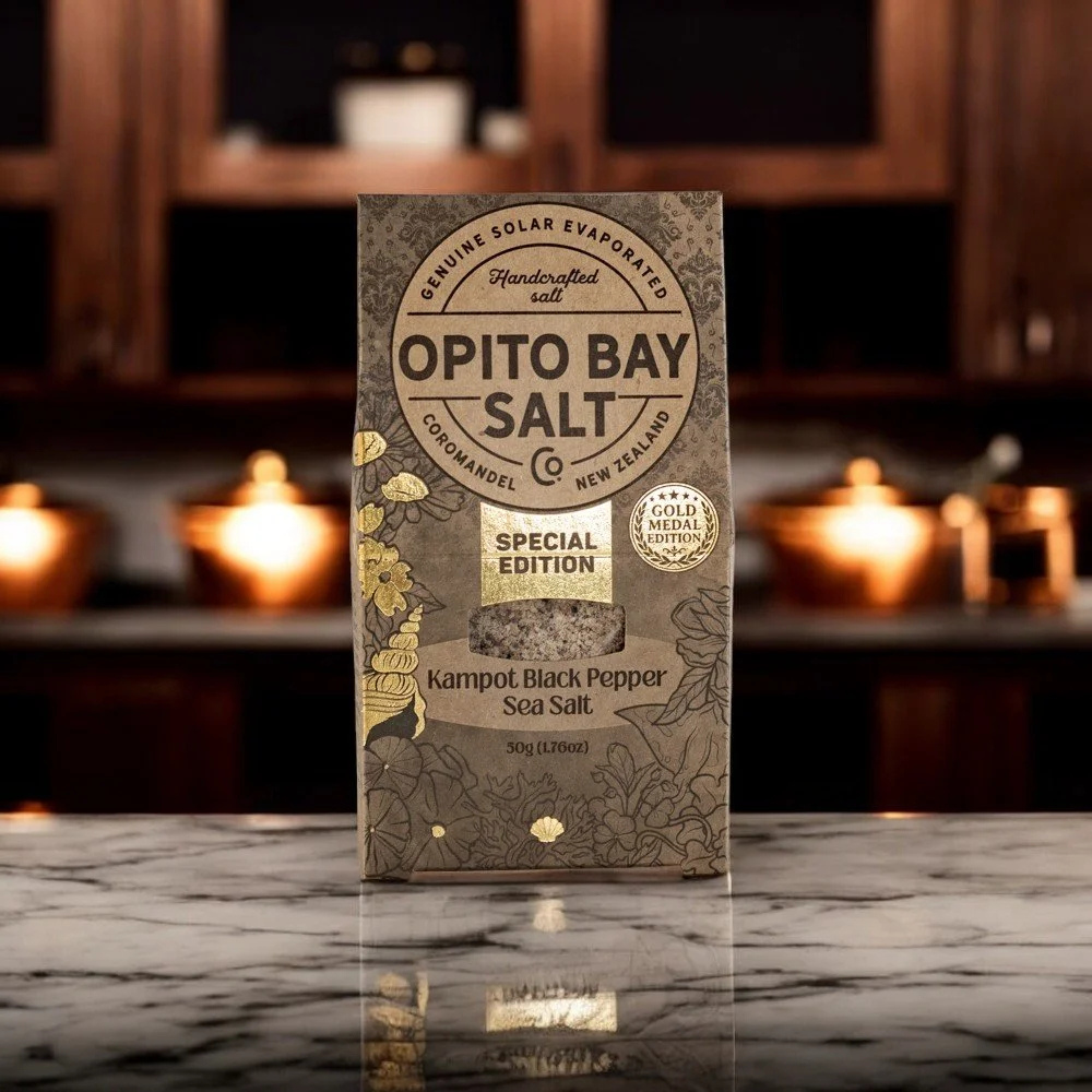 Opito Bay Salt Co. Fine Kampot Black Pepper Sea Salt 50g (4)