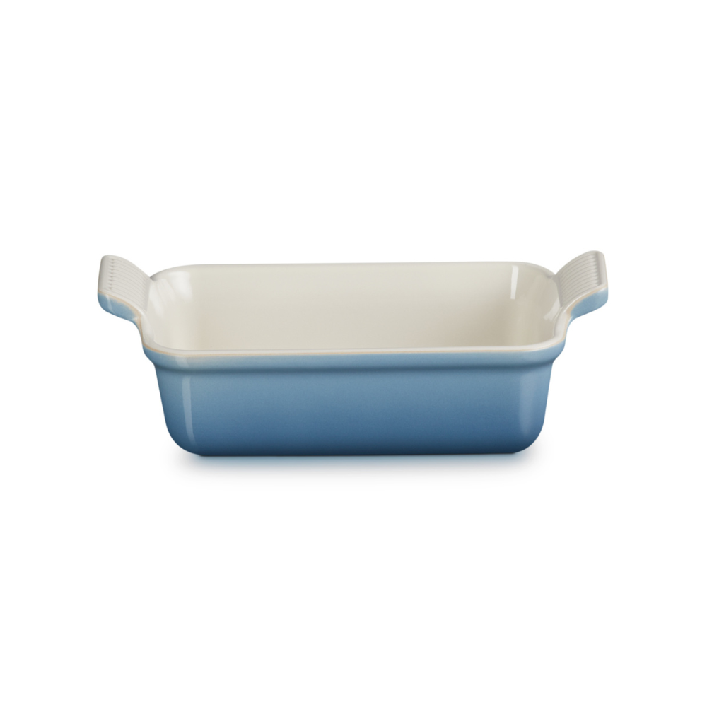 Stoneware Rectangular Dish Chambray 19cm (1)