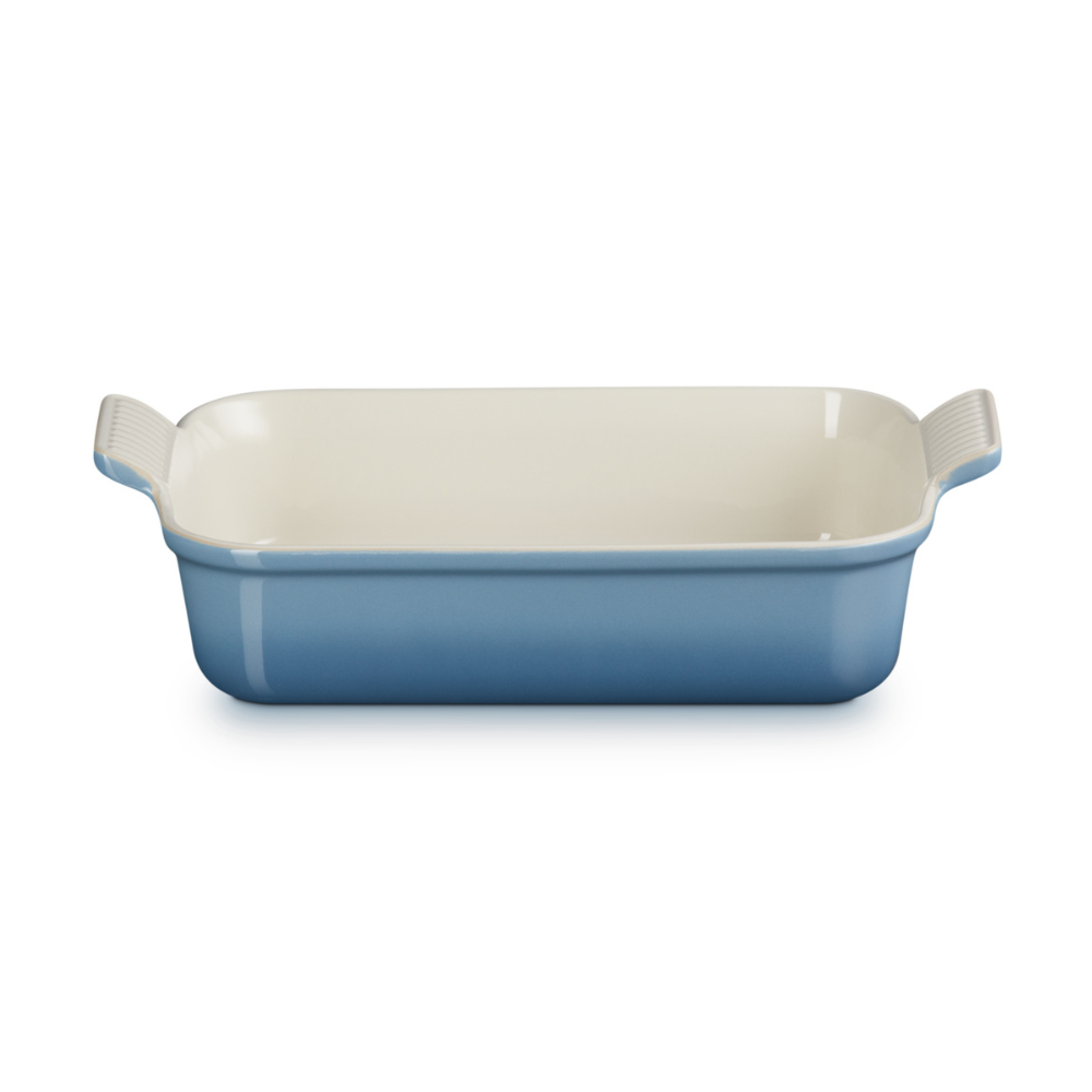 Stoneware Rectangular Dish Chambray 26cm (1)
