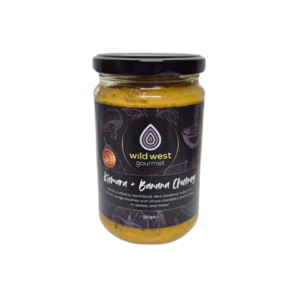 Wild West Gourmet Kūmara & Banana Chutney 320g(1)