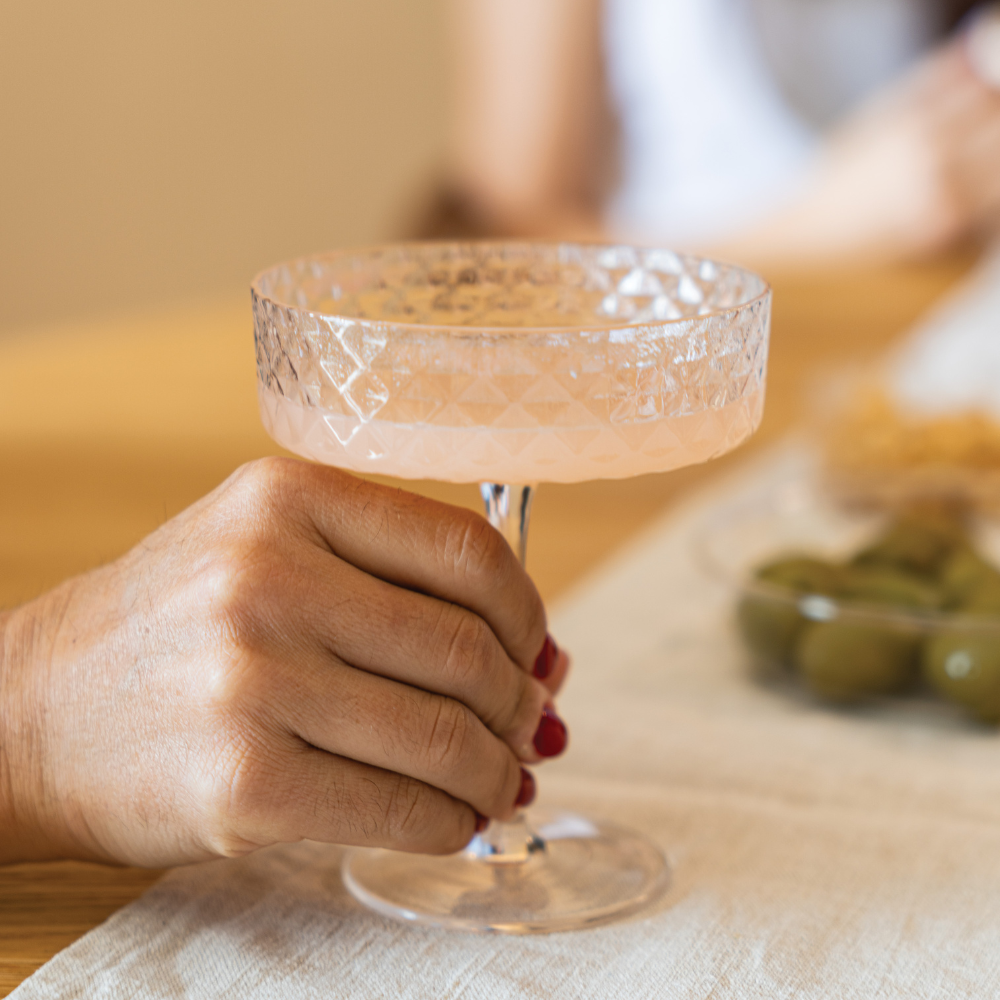 Zafferano Veneziano Mixology Champagne Saucer 250ml Lifestyle (2)