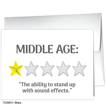 Middle Age Birthday - Card
