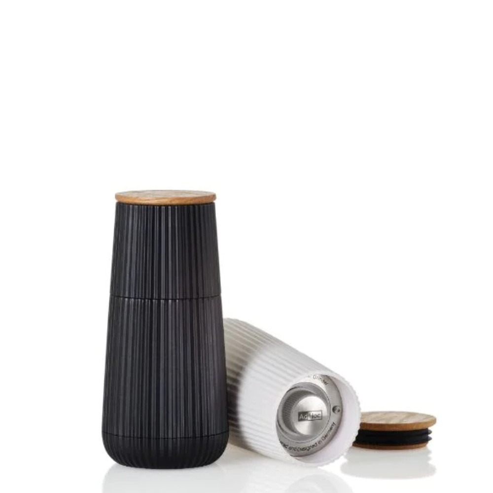 AdHoc Scape Salt & Pepper Mill Set B&W (2)