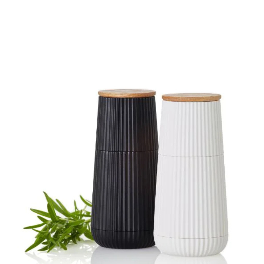 AdHoc Scape Salt & Pepper Mill Set B&W (3)