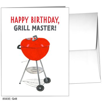 Happy Birthday Grill Master - Card