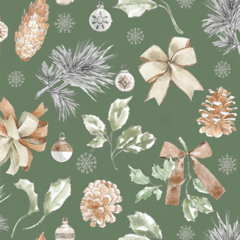 IHR Lunch Napkin Simple Season Green