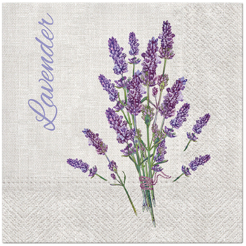 PAW Decor Lunch Napkins 33cm Lavender For You Pack of 20
