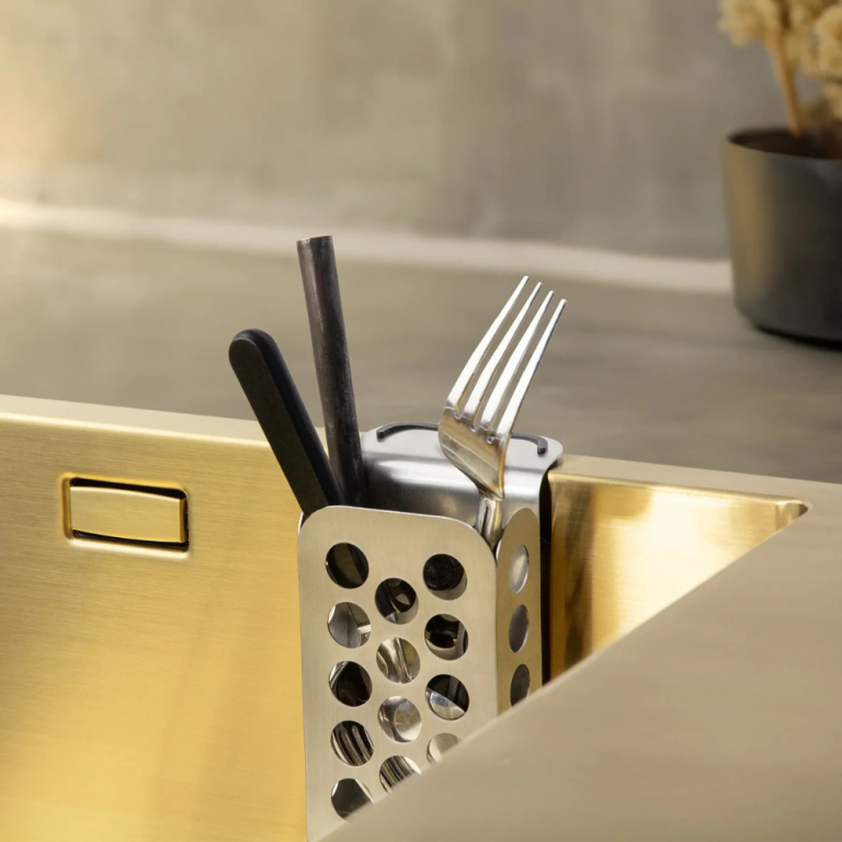 Magisso Happy Sinks Cutlery Caddy Stainless Steel (1)
