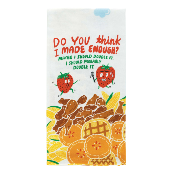 Blue Q Novelty Tea Towel 'Double It'