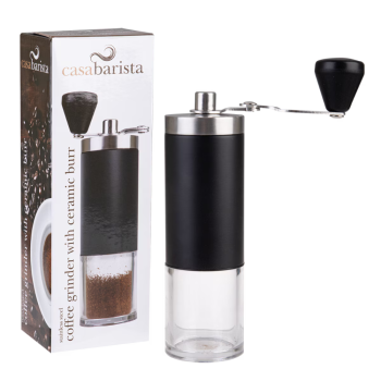Casabarista Stainless Steel Hand Coffee Grinder W/ Burr