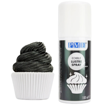 PME Edible Lustre Spray 100ml Black
