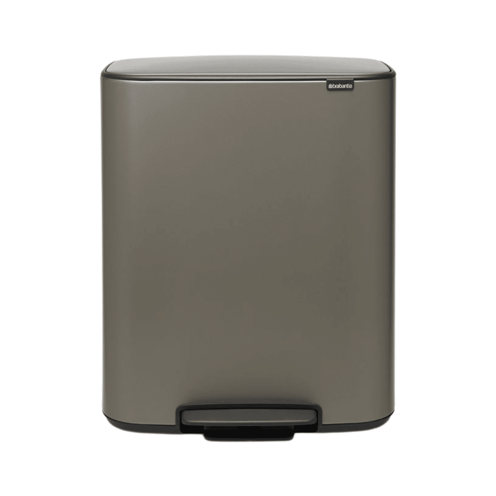 Brabantia Bo Pedal Bin Platinum 2x 30L