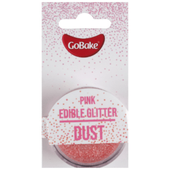 GoBake Edible Glitter Dust Pink 2g