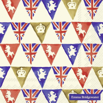 IHR Lunch Napkin Union Jack Bunting