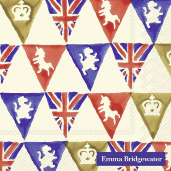 IHR Cocktail Napkin Union Jack Bunting Emma Bridgewater