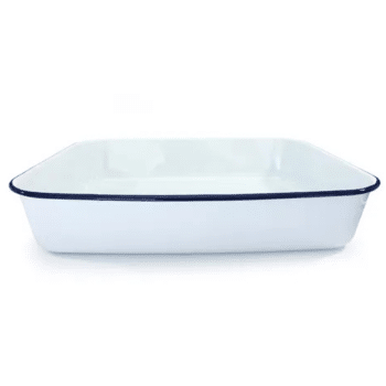 Falcon Enamelware Deep Roast Pan White 41cm