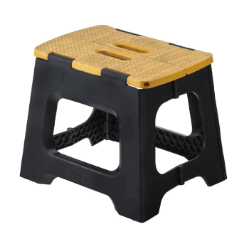 Vigar Foldable Bamboo Stool 27cm Black