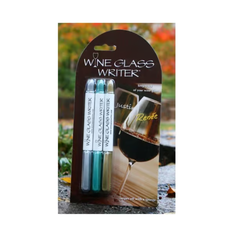 Wine Glass Metallic Writers (2)