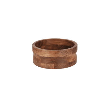 Chef Inox Serve Acacia Round Bowl (3 Sizes) - 275mm