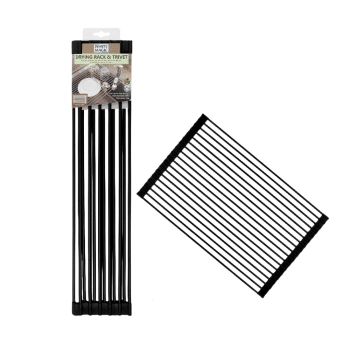 White Magic Drying Rack / Trivet Black