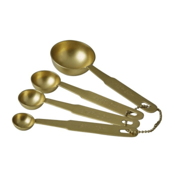 Davis & Waddell Brass Measuring Spoons 4 Piece