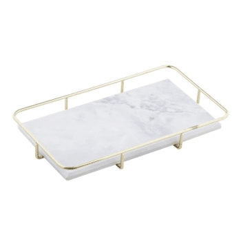 Davis & Waddell Nuvolo Serving Tray Gold Handles 32cm